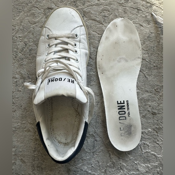 RE/DONE 70s Tennis leather sneakers size 37 - Picture 7 of 8